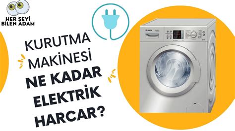 çamaşır kurutma makinesi ne kadar elektrik harcar